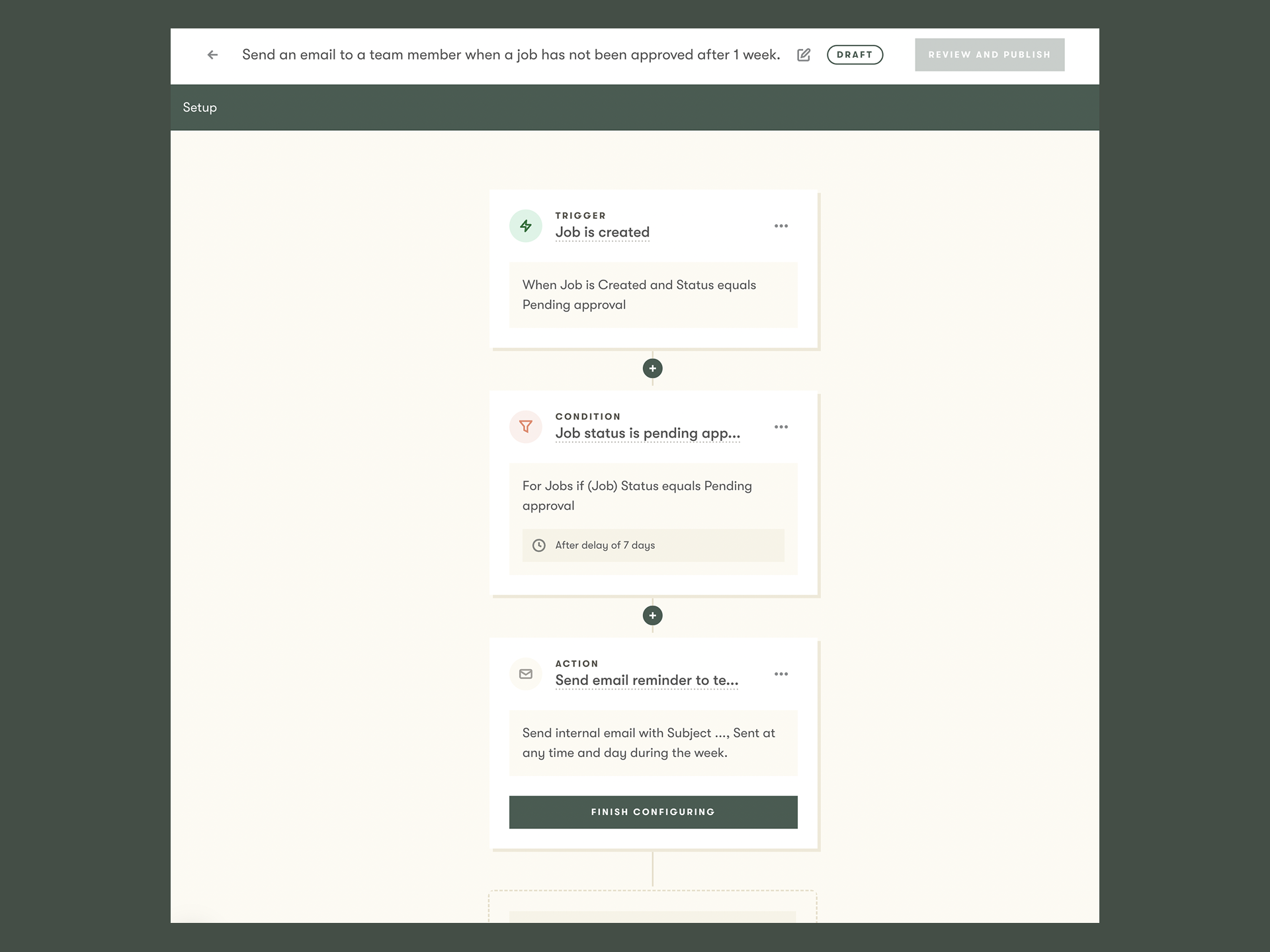 Automations for compliance and escalations